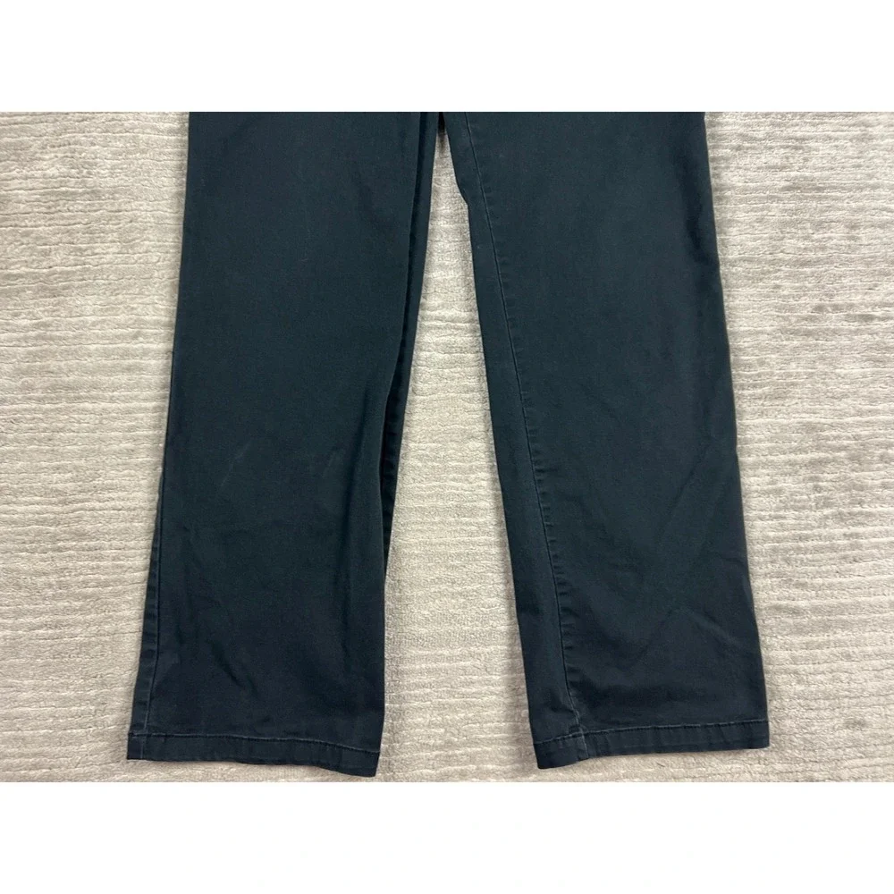 Caribbean Joe Pants Womens 10 Navy Blue Straight Leg‎ Cotton Blend Stretch Chino